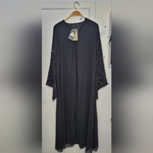 ZADINA Black  Size 54 Islamic Muslim Women's Dress Garment